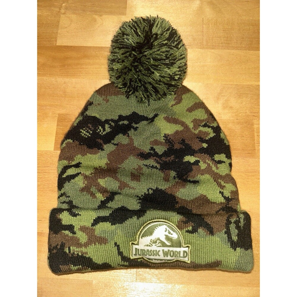 Jurassic World Camo Beanie Hat Toddler Size